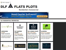 Tablet Screenshot of dlf-flats.com
